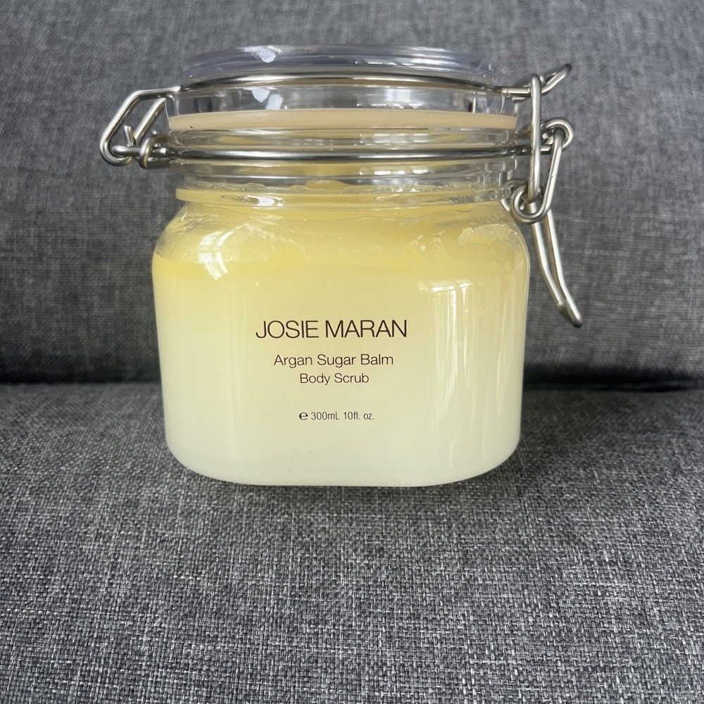 Josie Maran Argan Sugar Balm Body Scrub 10 Fl Oz Vanilla Cherry